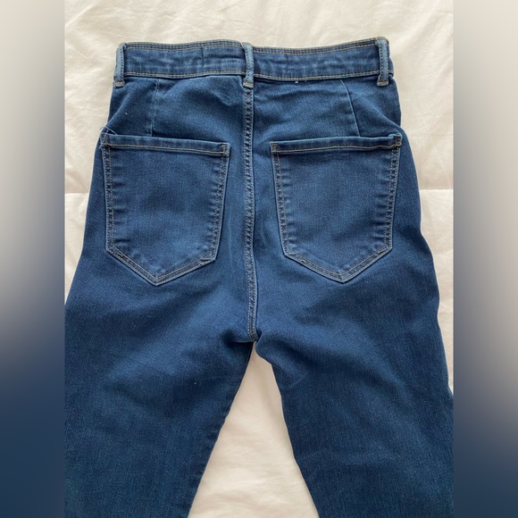 Zara Trafaluc Denim Collection Dark Blue Skinny Jeans - Picture 9 of 12